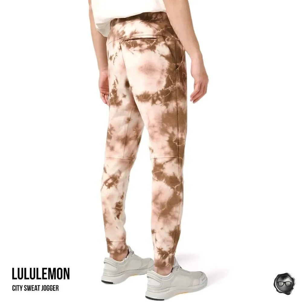 LULULEMON CITY SWEAT JOGGER EARTH DYE / TIE DYE SWEATPANTS MEN’S SIZE SMALL NWT